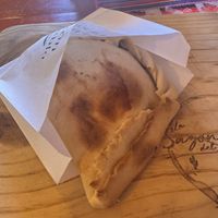 Vegetarian Empanada: Caprese style   at La sazón del pueblo in Antofagasta