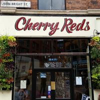 Outside at Cherry Reds Cafe and Bar in Birmingham