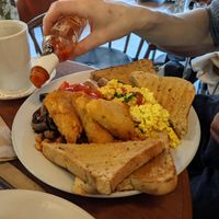 Vegan full English at Cherry Reds Cafe and Bar in Birmingham