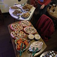 Vegan Xmas buffet   at Cherry Reds Cafe and Bar in Birmingham