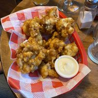 Cauliflower bites   at Cherry Reds Cafe and Bar in Birmingham