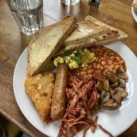vegan full english   at Cherry Reds Cafe and Bar in Birmingham