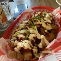 Spanish loaded fries   at Cherry Reds Cafe and Bar in Birmingham