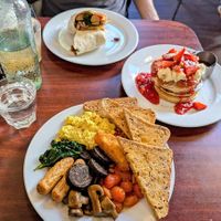 Vegan brunches at Cherry Red's at Cherry Reds Cafe and Bar in Birmingham
