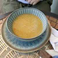 Lentil, carrot and sweet potato soupp  at We Have Been Here Before in St Georges