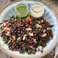 Chickpea salad   at We Have Been Here Before in St Georges