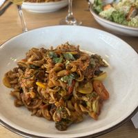 Gluten free pasta with veggies  at Stellina in Cundinamarca