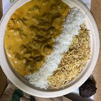 Delicious seitan stroganoff   at VeGan-se in Brasilia