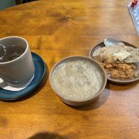 Tea, Artichoke Soup, Bread & Kimchi  at Kahvila Napero  in Helsinki