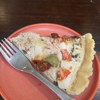 Vegan quiche   at Kahvila Napero  in Helsinki