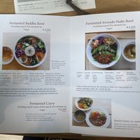 English menu 1/2  at Sincere Garden in Tokyo