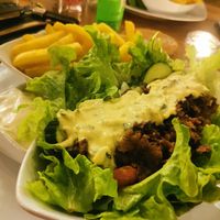 Vöner-Teller mit Pommes und Aioli at Bunte Burger Cologne in Cologne