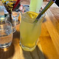 Orange-lavender lemonade  at Bunte Burger Cologne in Cologne