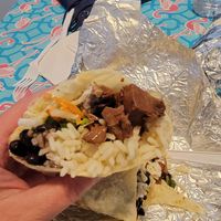 Vegan bahn mi burrito at The Wild Burrito in Wildwood