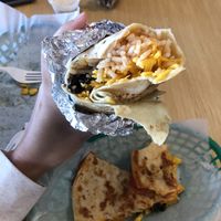 I ordered a bean burrito and Vegan quesadilla. They both are amazing. I love the vegan quesadilla so much!  at The Wild Burrito in Wildwood