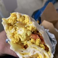 Vegan Breakfast Burrito! at The Wild Burrito in Wildwood