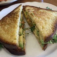 Vegan breakfast sandwich   at Kitchen Mouse in Los Angeles