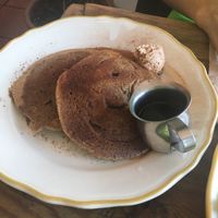 Snickerdoodle Vegan Pancakes with Sugar Butter at Kitchen Mouse in Los Angeles