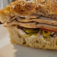 Tofu "turkey" sandwich at Kitchen Mouse in Los Angeles