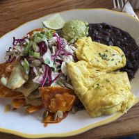 The Chilaquiles w/ JUST Egg  at Kitchen Mouse in Los Angeles