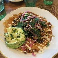 Savory pancakes 😍 at Kitchen Mouse in Los Angeles