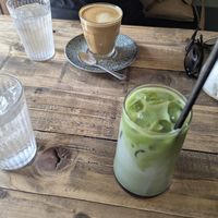 Blueberry Matcha at Ground in Virginia