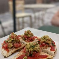 Vegan Quesadillas at Zoe Food in Gran Canaria
