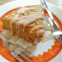 Almond Carrot Cake. at Zoe Food in Gran Canaria