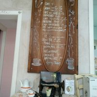 Everything is made with love here. Even the menu boards. at Zoe Food in Gran Canaria