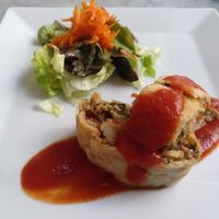 Menu of the day / Main / Seitan strudel at Zoe Food in Gran Canaria