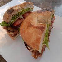 Pepito vegano / Seitan bagel  at Zoe Food in Gran Canaria