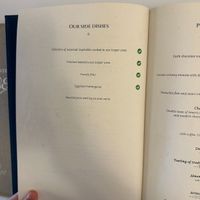 Steakhouse clear labels  at Hotel Eden Roc in Campania