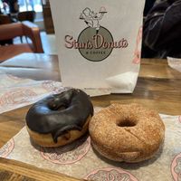 Vegan Chocolate + Cinnamon Sugar Donuts  at Stan’s Donuts & Coffee in Chicago