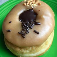 Peanut Butter & Chocolate  at Glam Doll Donuts - Eat Street in Minneapolis