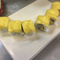 Mango maki at Shin Yu Japanese and Chinese Vegetarian in Kuala Lumpur