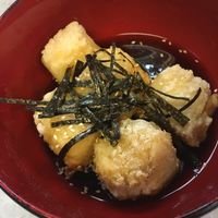 Agedashi tofu at Shin Yu Japanese and Chinese Vegetarian in Kuala Lumpur