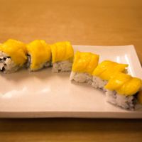 Mango Maki (vegan if ordered without Mayonnaise) at Shin Yu Japanese and Chinese Vegetarian in Kuala Lumpur
