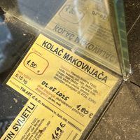 Ingredienti dolce con semi di papavero  at Pekara Panis in Splitsko-dalmatinska županija