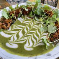 Curry, flavorful but also one now after 3 bites since so rich  at Gado Gado in Portland