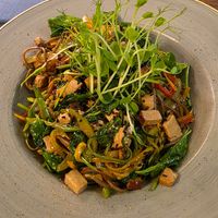 Buckwheat noodles with tofu at Spica - Bar And Restaurant in Radovljica