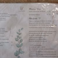 menu at La Casa de Momo in Cusco