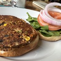 Black bean burger   at The Lodge at Bryce Canyon in Bryce