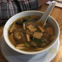 Vegetarian hot and sour soup at So Good in Ottawa