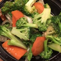 Broccoli with lemongrass and garlic at So Good in Ottawa