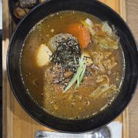 Vegan Ramen with braised tofu  at Shui Wan Noodle Soup - 水萬湯麵Vegan in Tainan