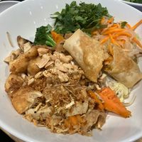 Vegan rice noodle bowl  at Yummy Pho in Västra Götalands Län