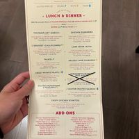 Menu at Taboonette (Brooklyn Heights) in Brooklyn