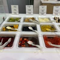 Toppings bar at 16 Handles - Cobble Hill  in Brooklyn