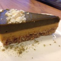 Matcha ginger cake (skip this option and try their mocha one -- I didn't get a picture of it but I loved every bite) at Ooh Cha Cha - Zhongzheng District in Taipei