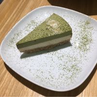 Raw matcha cream cake - highly recommended at Ooh Cha Cha - Zhongzheng District in Taipei
